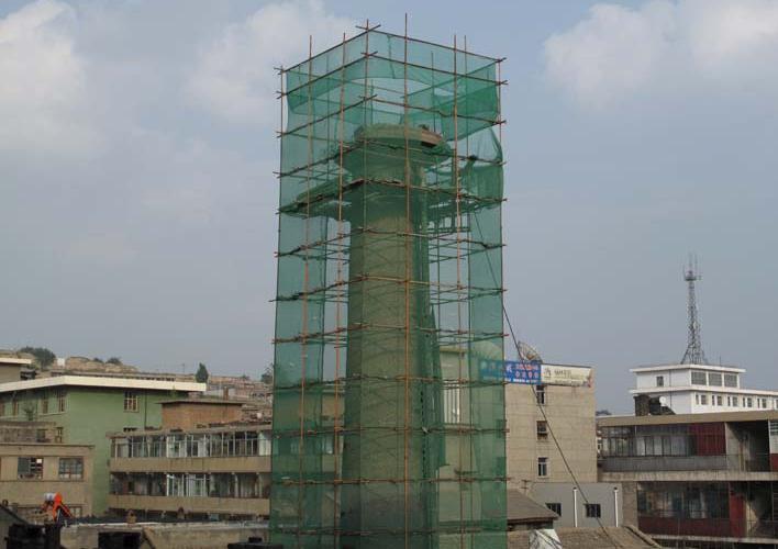 高空作業(yè)水塔人工拆除