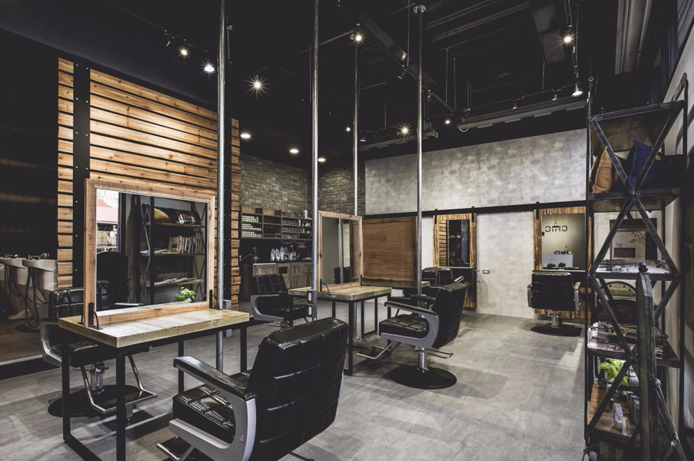 灰色理發店是什么裝修設計風格？